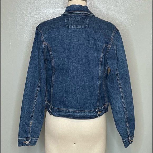 Andre sauvage, embroidered denim jacket - Picture 6 of 12